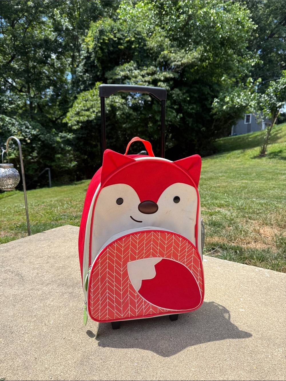 Kids Fox Rolling Luggage Suitcase